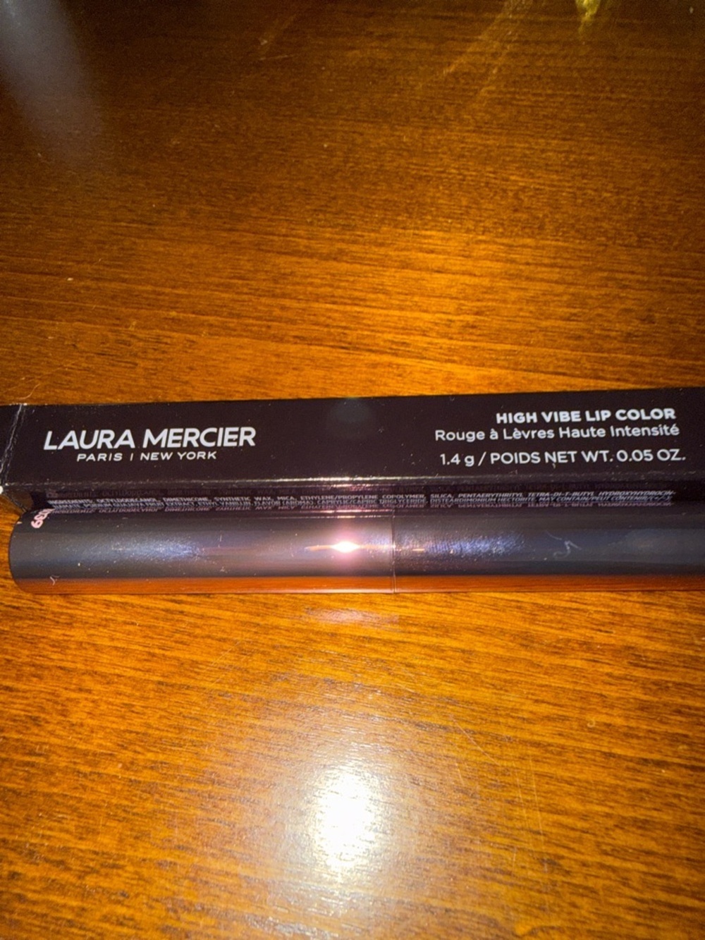 laura mercier High Vibe Lip Color in Deep Plum Shade